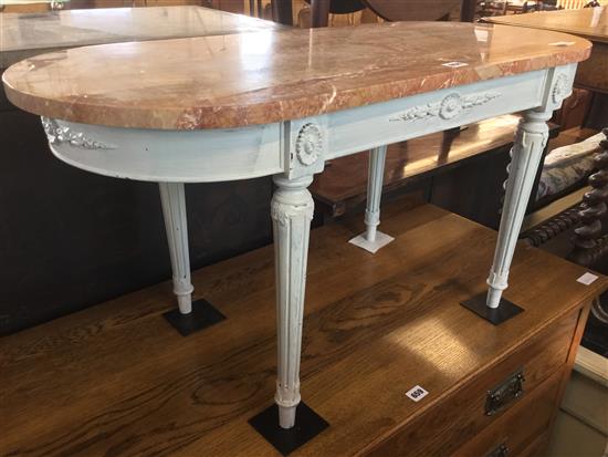 Marble top coffee table (painted)